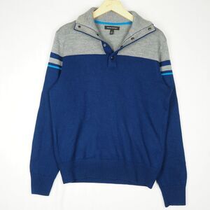 Banana Republic Extra Fine Merino Wool Pull Over Sweater Mens S Collar